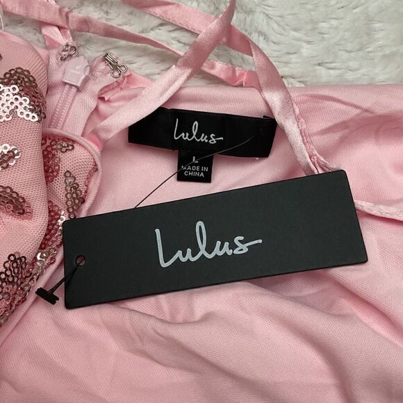 Lulu's Pink Floral Mini Dress - Picture 7 of 7